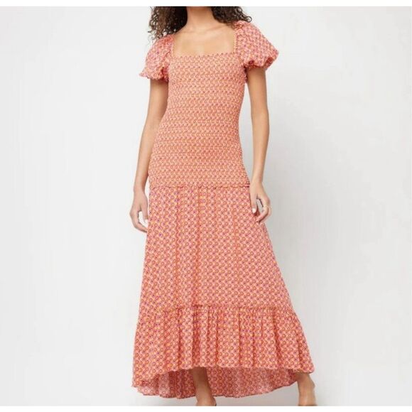 NWT L*Space Simone Maxi Dress in Summatime Check - Picture 4 of 11